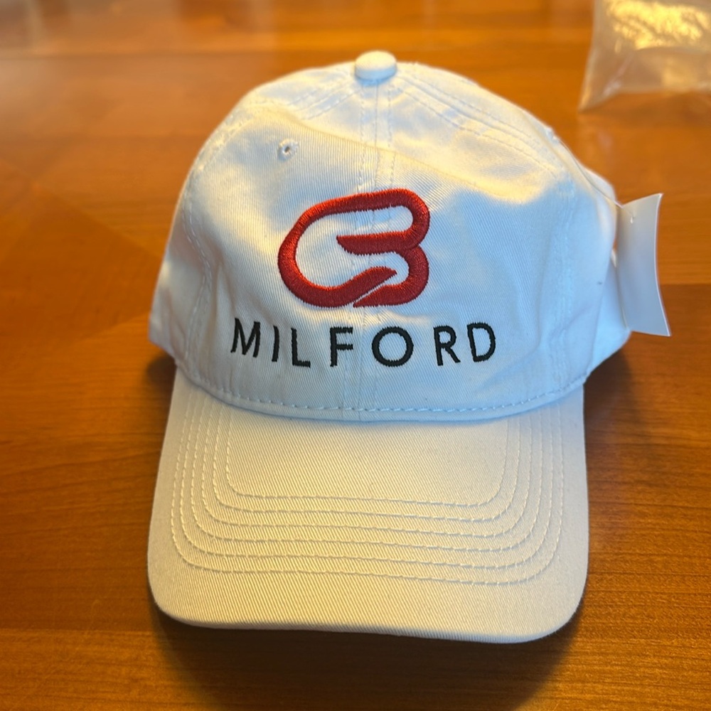 White CycleBar hat by Kinsman Collection